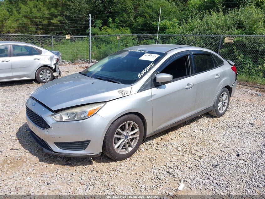 Vin: 1fadp3fe2jl265137, lot: 45880120, ford focus se 20182