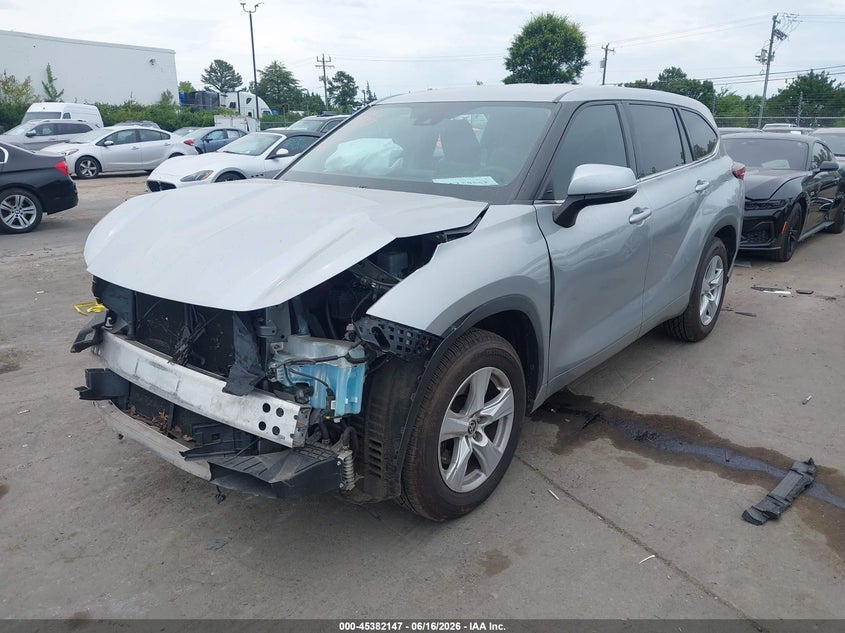 2021 TOYOTA HIGHLANDER auction photo 2