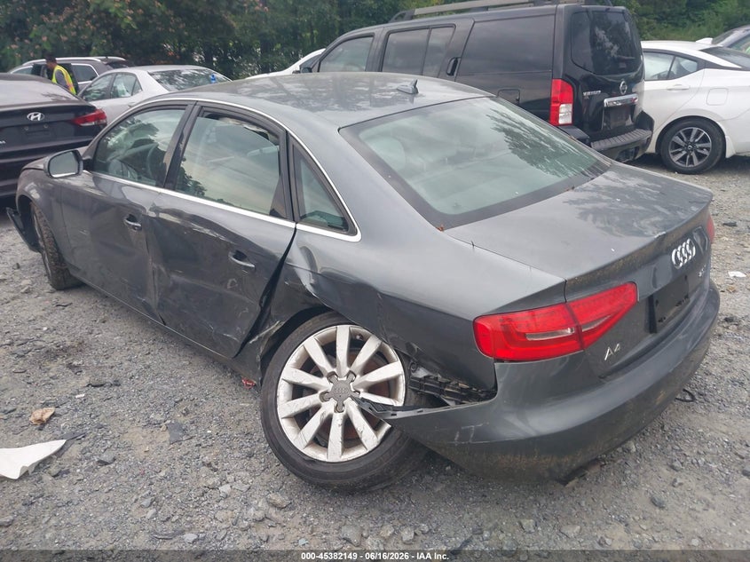 Vin: waubfafl8dn016726, lot: 45880144, audi a4 2.0t premium 20133