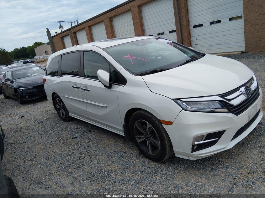 Vin: 5fnrl6h86jb039383, lot: 45880164, honda odyssey touring 20181