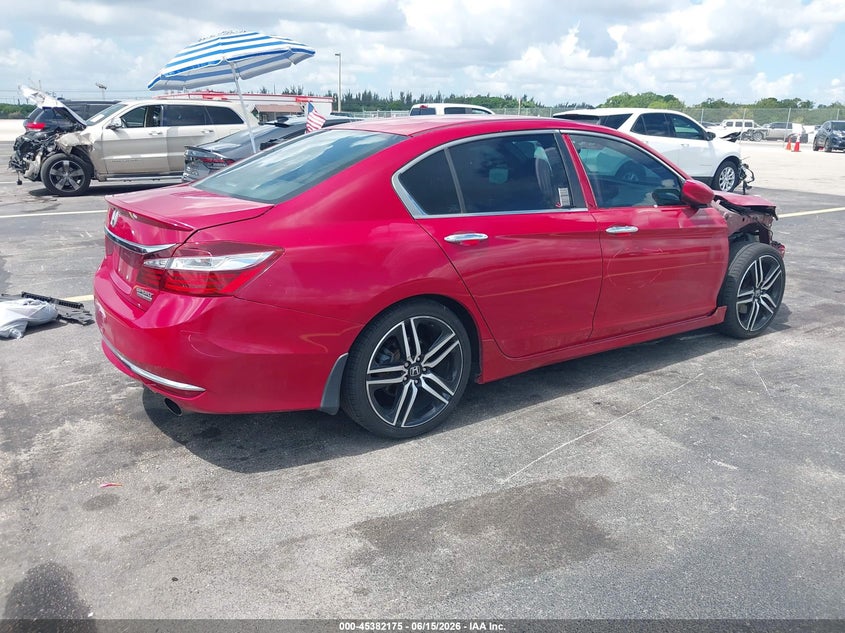 2017 HONDA ACCORD auction photo 4