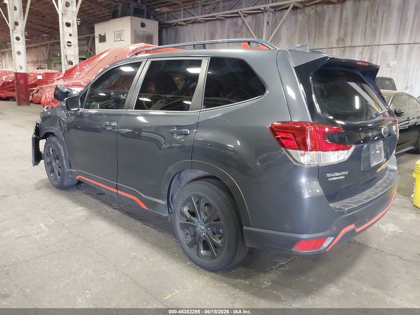 Vin: jf2skarc6mh454705, lot: 45880294, subaru forester sport 20213