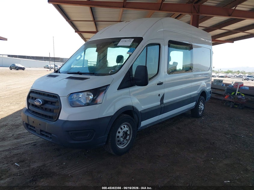 Vin: 1ftbw1vg4lkb75606, lot: 45880351, ford transit-350 crew van 20202