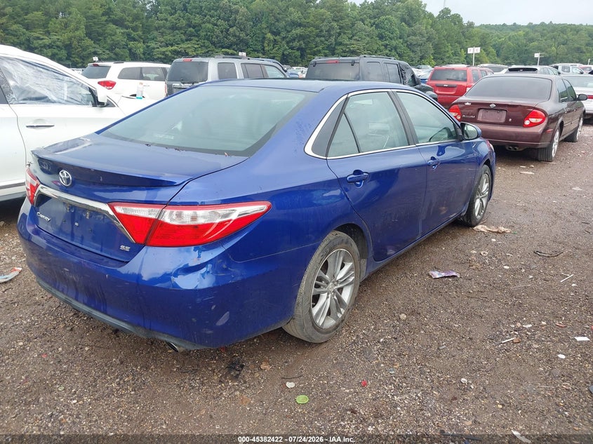 Vin: 4t1bf1fk7fu923059, lot: 45880417, toyota camry se 20154