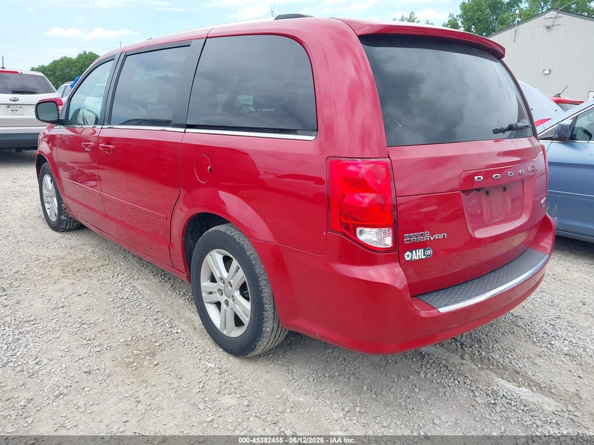 Vin: 2c4rdgdg1cr247114, lot: 45880450, dodge grand caravan crew 20123