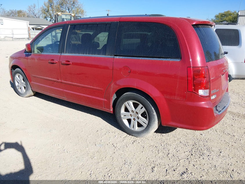 Vin: 2c4rdgdg1cr247114, lot: 45880450, dodge grand caravan crew 20123