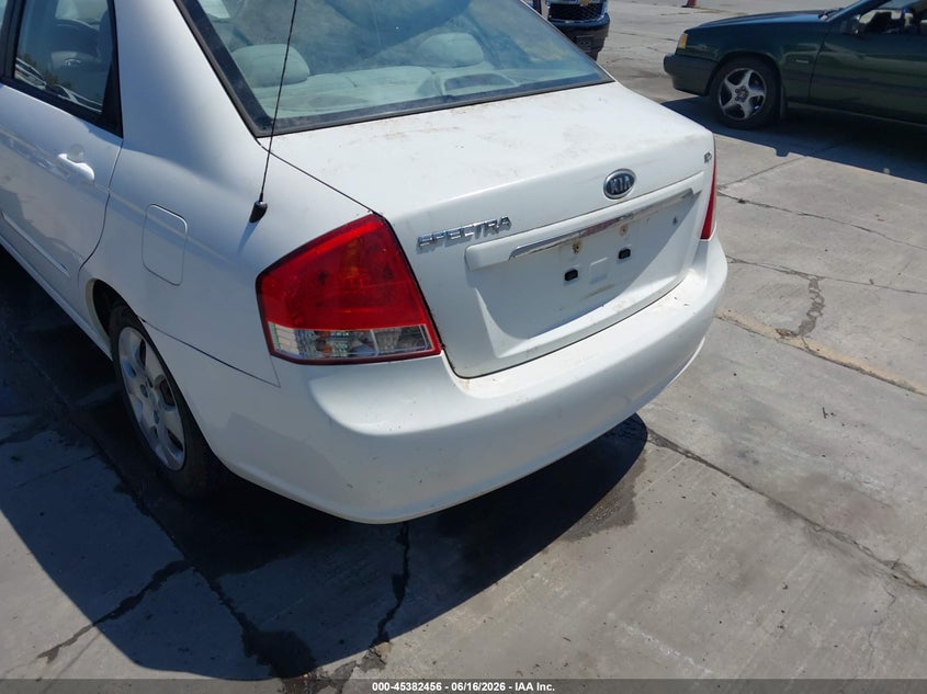 2009 Kia Spectra Ex VIN: KNAFE222795663844 Lot: 45382456