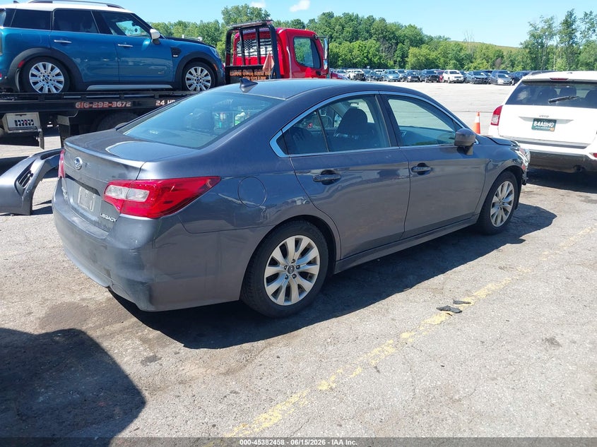 2016 SUBARU LEGACY SEDAN 2.5L H-4 DOHC, VVT, 175HP