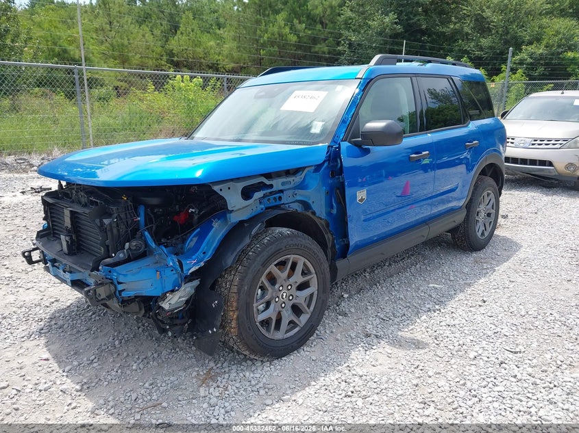 Vin: 3fmcr9bn2tre11190, lot: 45880457, ford bronco sport big bend 20262