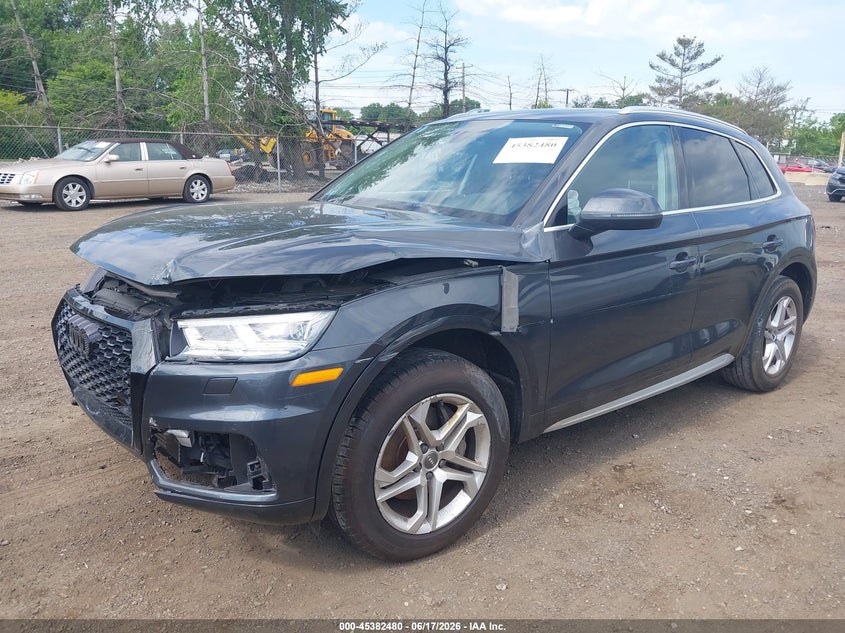 Vin: wa1bnafy5j2133494, lot: 45880476, audi q5 2.0t premium/2.0t tech premium 20182