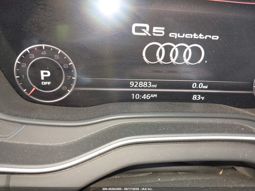 2018 Audi Q5 2.0T Premium/2.0T Tech Premium VIN: WA1BNAFY5J2133494 Lot: 45382480