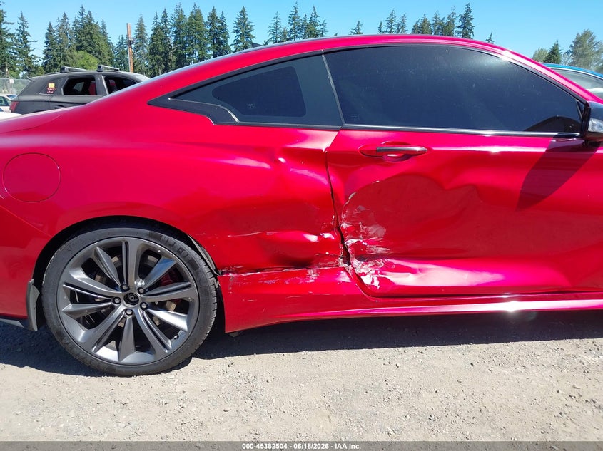 2020 Infiniti Q60 Red Sport 400 Awd VIN: JN1FV7EL0LM460038 Lot: 45382504