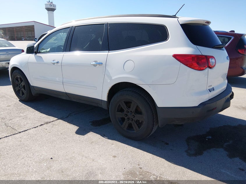 Vin: 1gnkvged6cj130997, lot: 45880508, chevrolet traverse lt w/1lt 20123