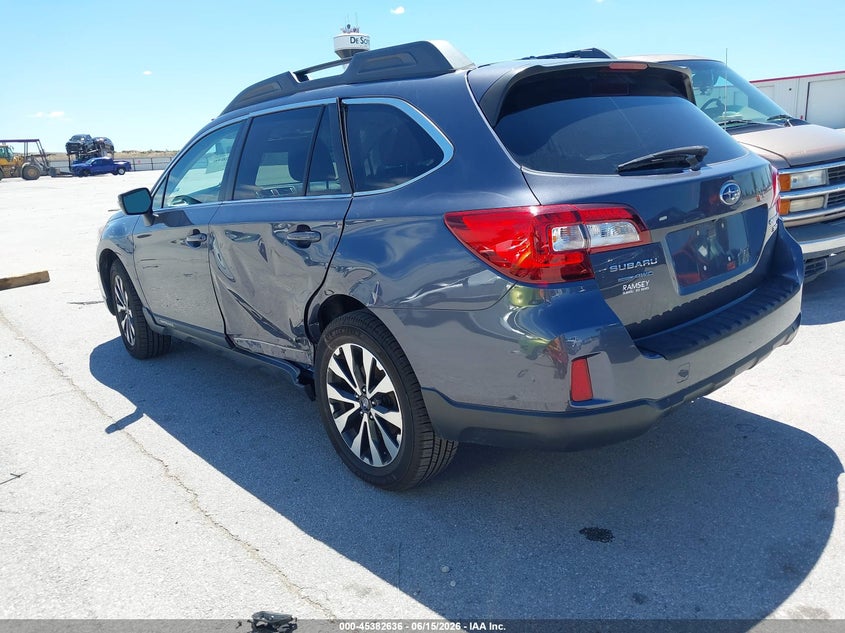 Vin: 4s4bsenc1f3287371, lot: 45880631, subaru outback 3.6r limited 20153