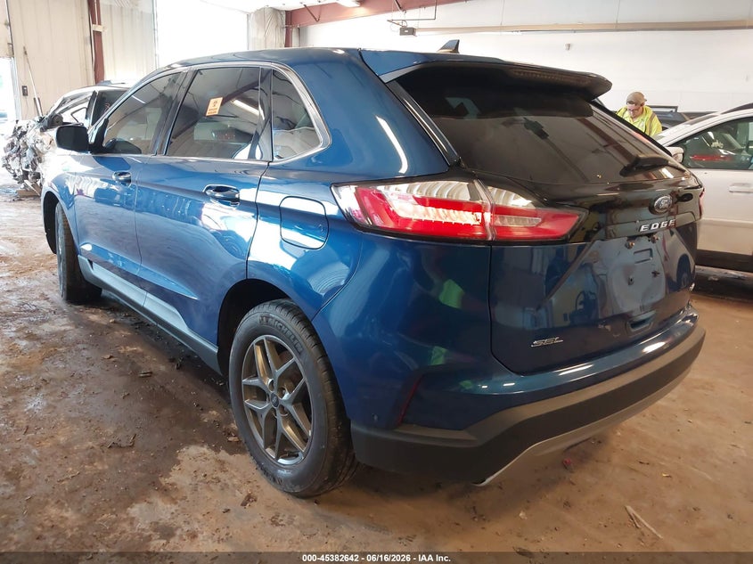 Vin: 2fmpk4j90pba37082, lot: 45880637, ford edge sel 20233