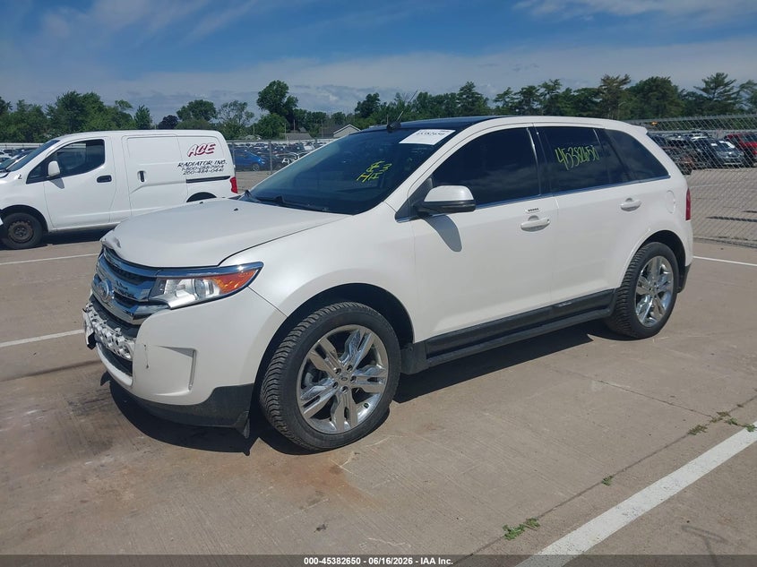 Vin: 2fmdk3k96cba52644, lot: 45880645, ford edge limited 20122