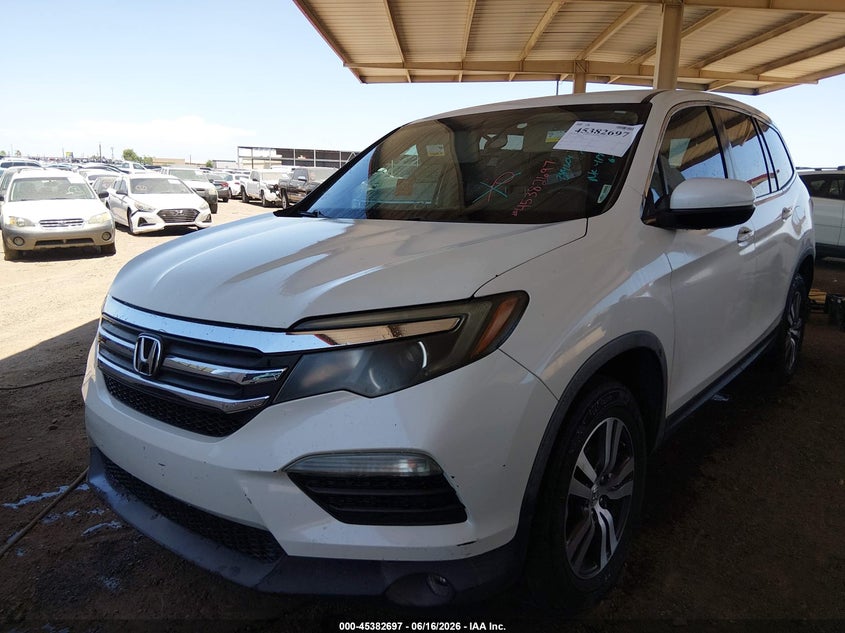 2017 Honda Pilot, Front End, IAAI, VIN 5FNYF5H35HB044604 — photo 2