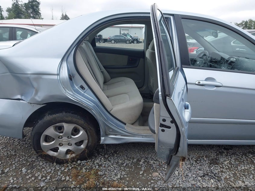 2006 Kia Spectra Ex/Lx/Sx VIN: KNAFE121365314354 Lot: 45382700