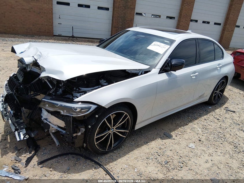 Vin: 3mw5r7j06m8b79303, lot: 45880734, bmw 330i xdrive 20212
