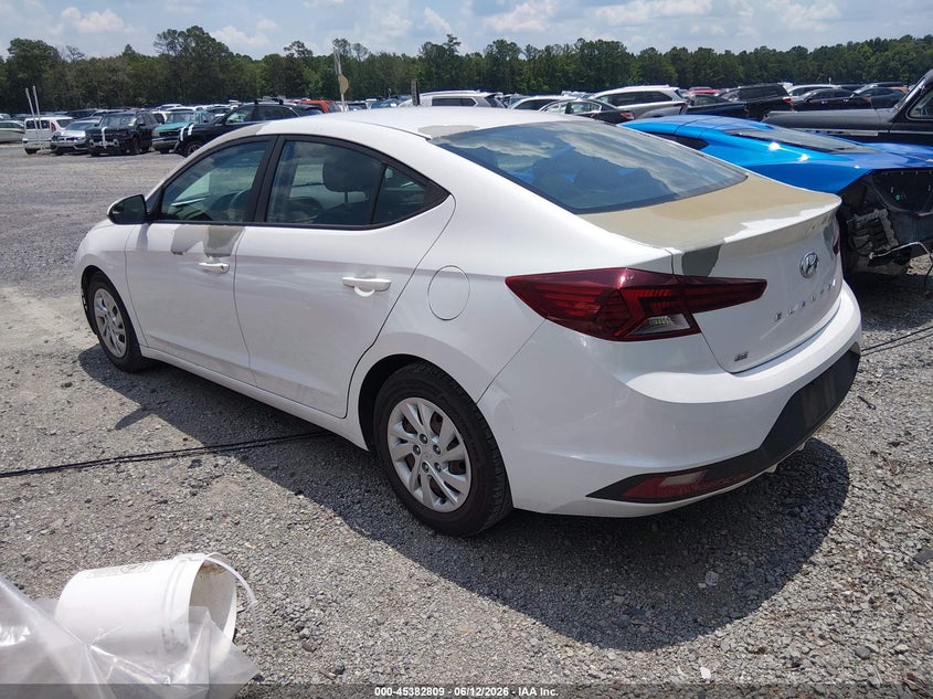 Vin: 5npd74lf6kh493368, lot: 45880804, hyundai elantra se 20193