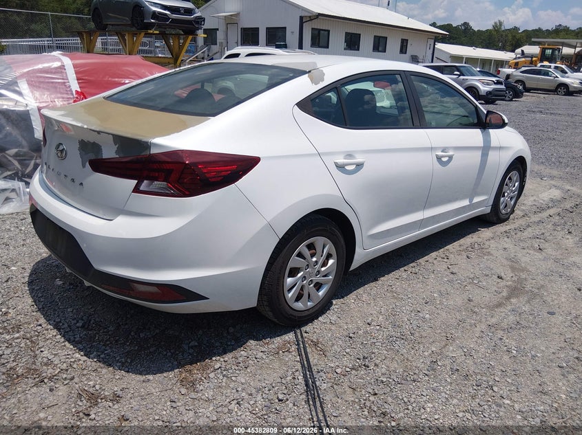 Vin: 5npd74lf6kh493368, lot: 45880804, hyundai elantra se 20194