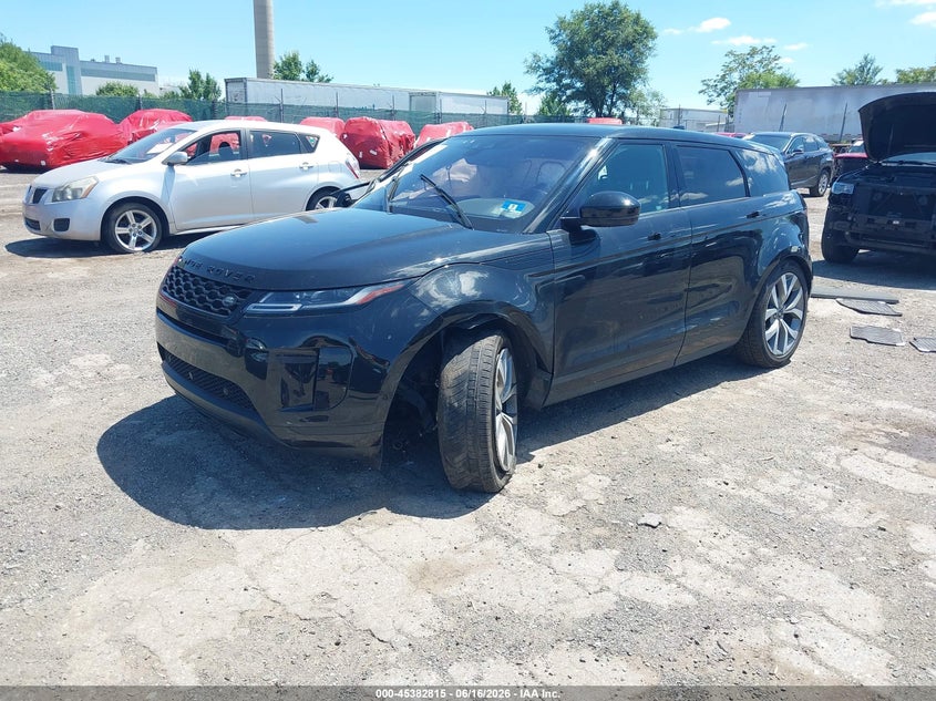 Vin: salzp2fx6lh040228, lot: 45880809, land rover range rover evoque se 20202