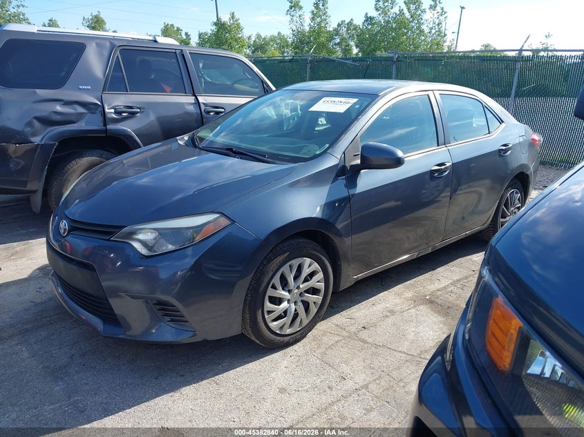 2016 Toyota Corolla Le 5YFBURHE8GP394204 photo 1