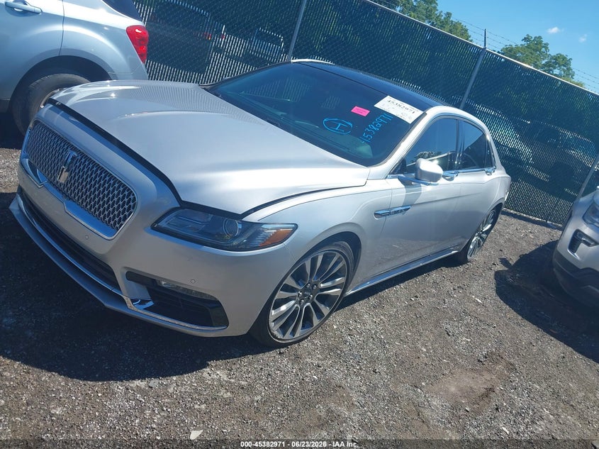 Vin: 1ln6l9np8h5602554, lot: 45880966, lincoln continental reserve 20172