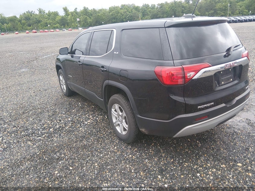 Vin: 1gkknrlaxkz263098, lot: 45881071, gmc acadia sle-1 20193