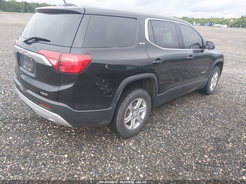 Vin: 1gkknrlaxkz263098, lot: 45881071, gmc acadia sle-1 20194