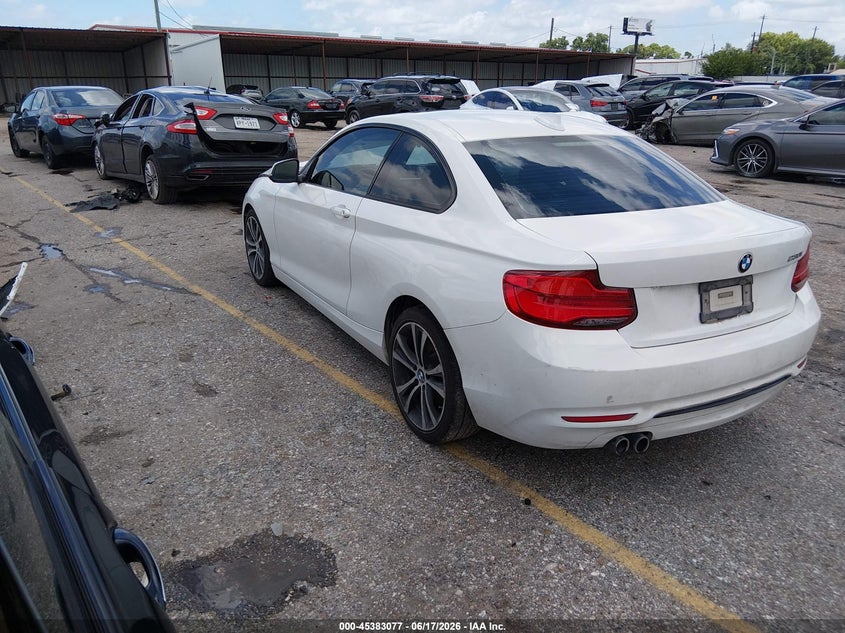 Vin: wba2j1c53jvb98550, lot: 45881072, bmw 230i 20183