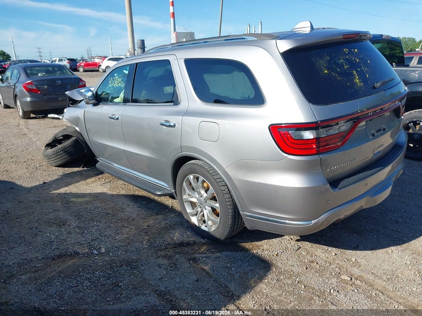 Vin: 1c4rdjeg7gc475533, lot: 45881227, dodge durango citadel 20163