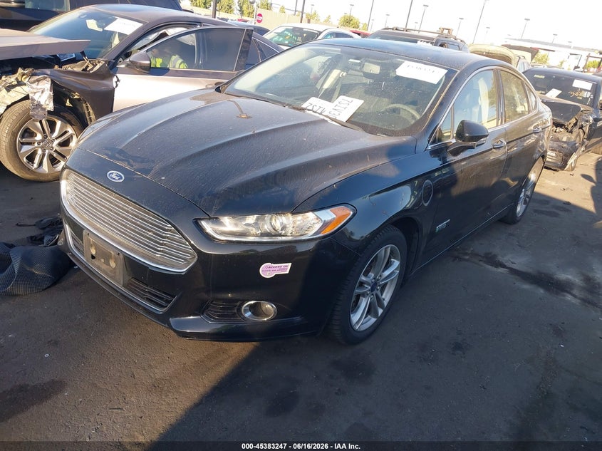 2016 Ford Fusion Energi Titanium 3FA6P0SUXGR320805 photo 1