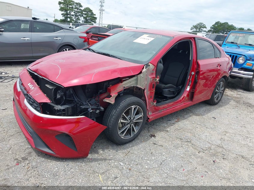 Vin: 3kpf24ad6pe573788, lot: 45881282, kia forte lxs 20232