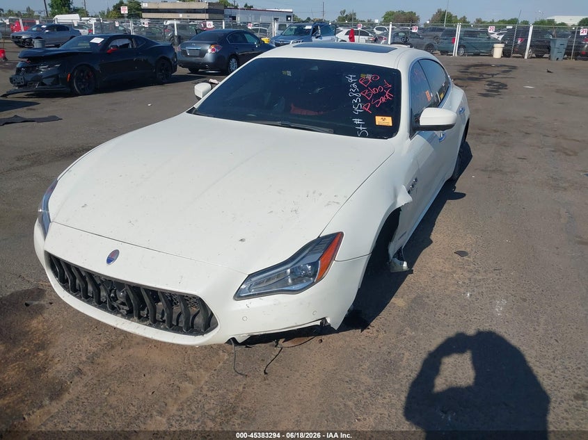 Vin: zam56yps8k1325529, lot: 45881289, maserati quattroporte s gransport 20192