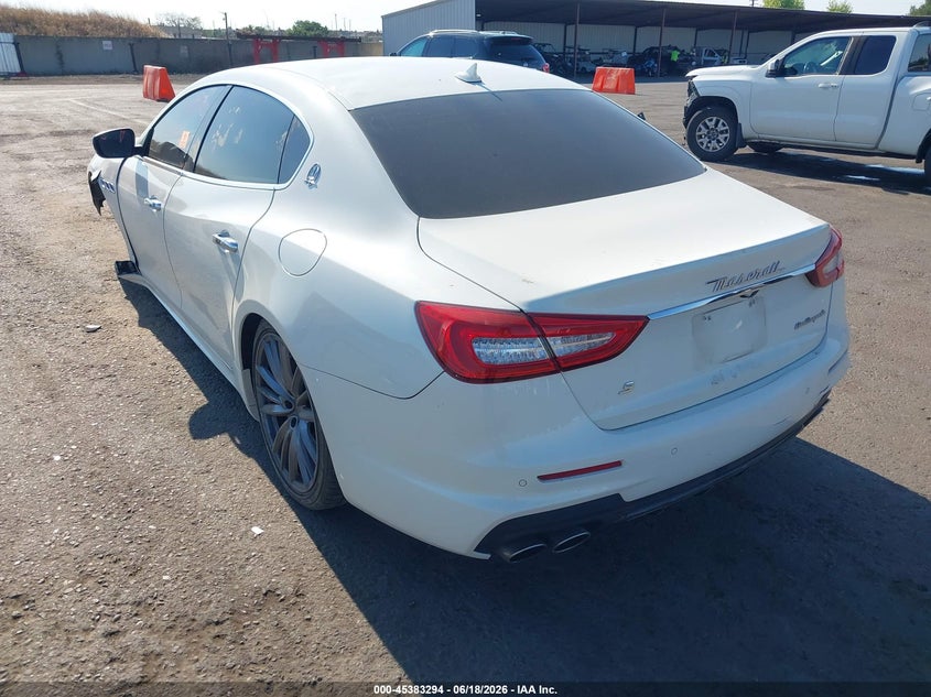 Vin: zam56yps8k1325529, lot: 45881289, maserati quattroporte s gransport 20193