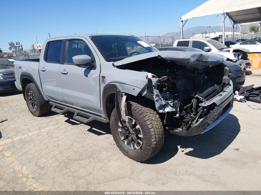 Vin: 1n6ed1ek8rn604080, lot: 45881310, nissan frontier pro-4x 4x4 20241