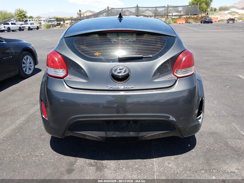 2012 HYUNDAI VELOSTER HATCHBACK 1.6L I-4 DI, DOHC, VVT, 138HP