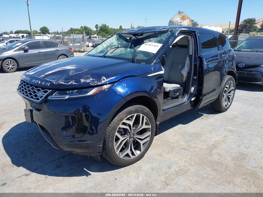 Vin: salzp2fx6ph198137, lot: 45881360, land rover range rover evoque se 20232