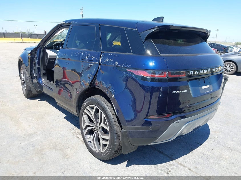 Vin: salzp2fx6ph198137, lot: 45881360, land rover range rover evoque se 20233