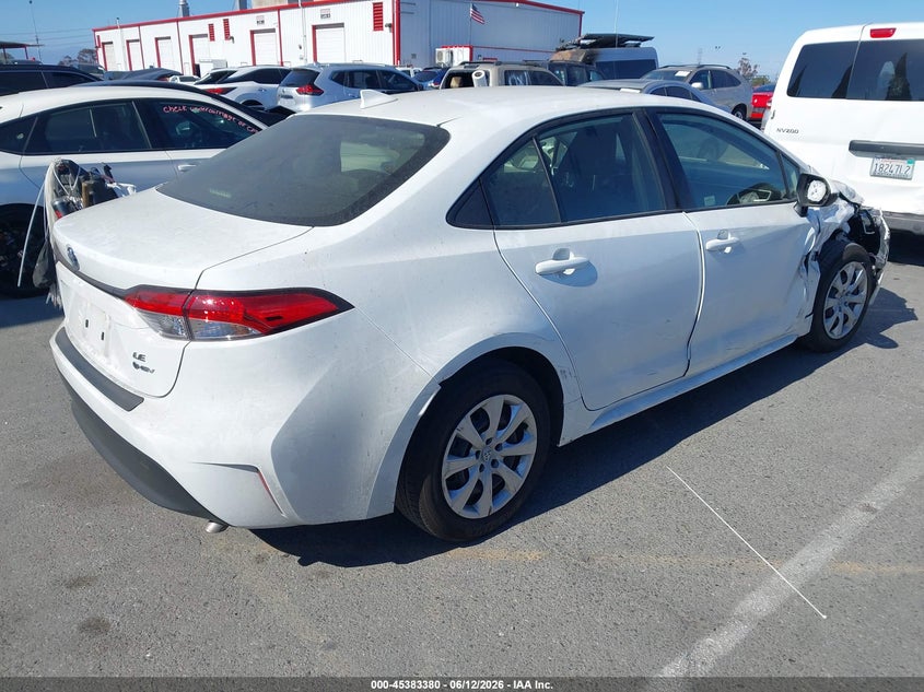 Vin: jtdbcmfe6s3069402, lot: 45881375, toyota corolla hybrid le 20254