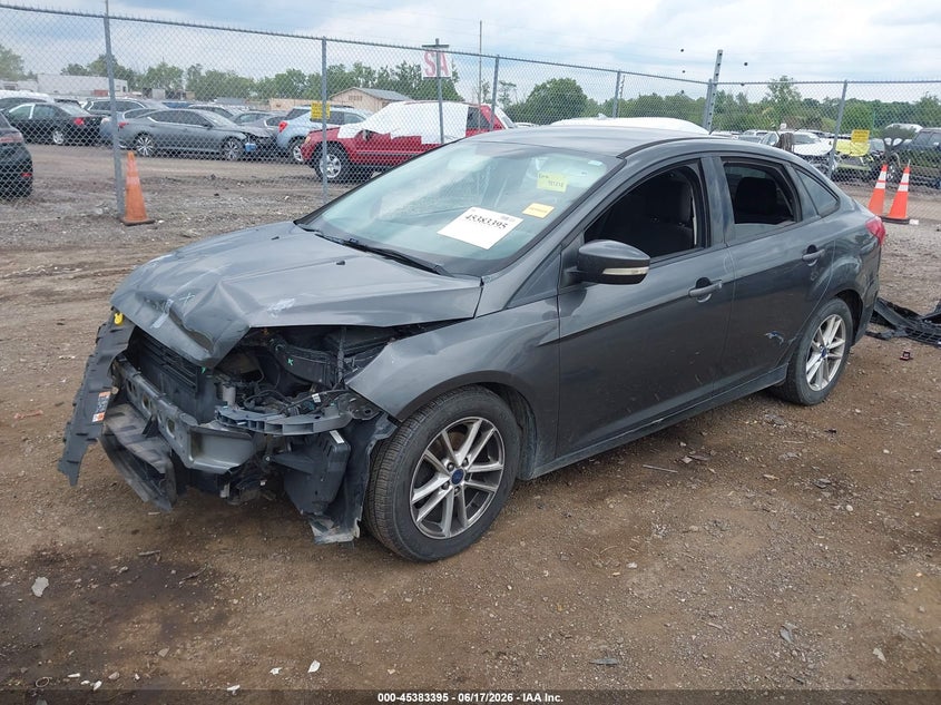Vin: 1fadp3f28hl205833, lot: 45881390, ford focus se 20172