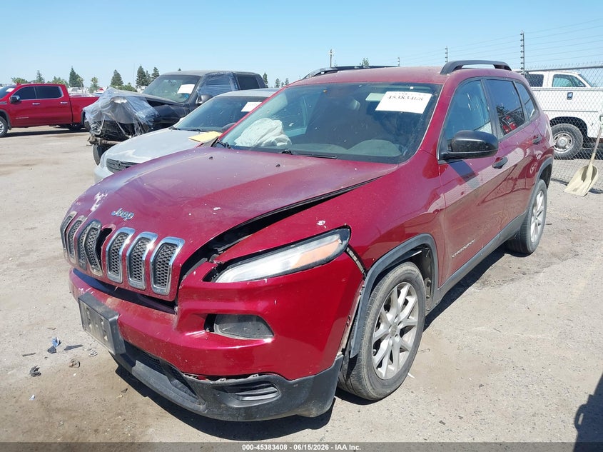 2015 Jeep Cherokee Sport 1C4PJLAB7FW701640 photo 1