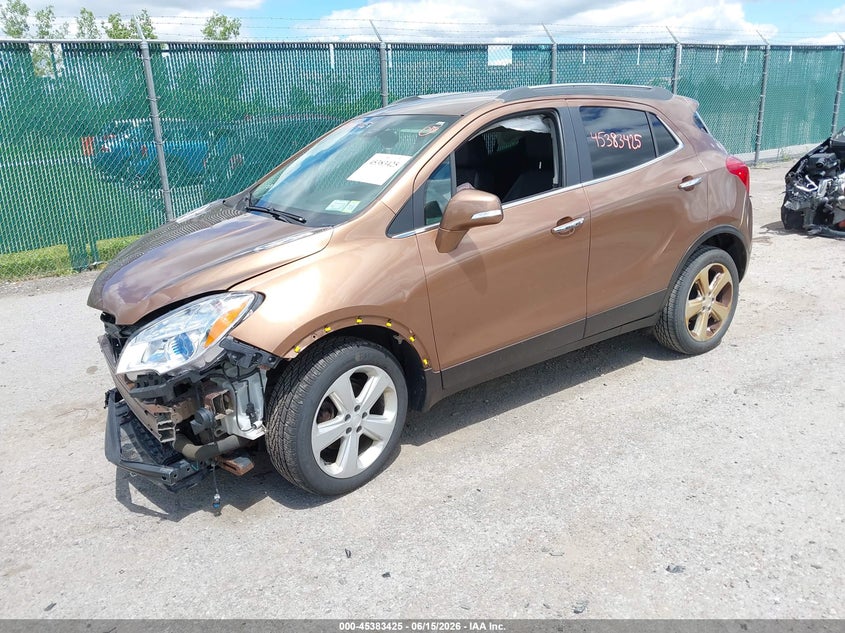 Vin: kl4cjbsb4gb569754, lot: 45881420, buick encore convenience 20162