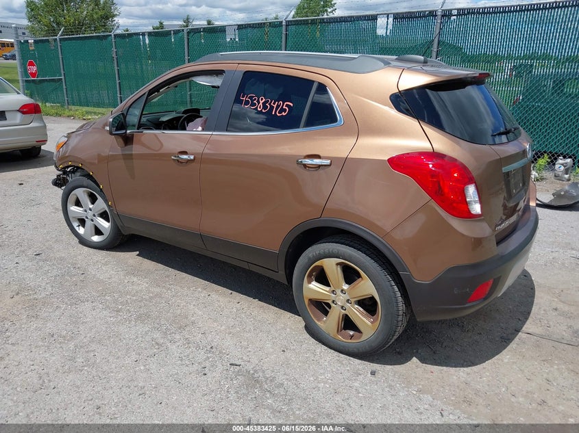 Vin: kl4cjbsb4gb569754, lot: 45881420, buick encore convenience 20163