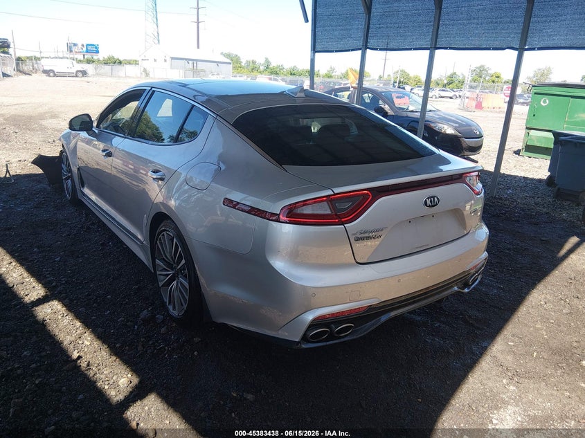 Vin: knae25la0j6017023, lot: 45881433, kia stinger premium 20183