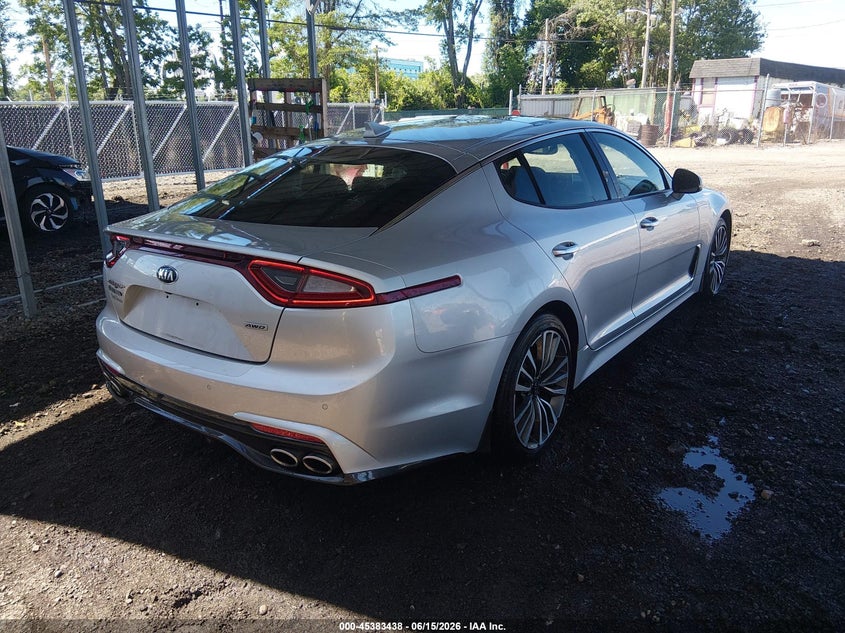 Vin: knae25la0j6017023, lot: 45881433, kia stinger premium 20184