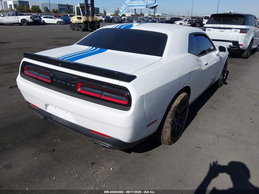 Vin: 2c3cdzfj6kh749944, lot: 45881454, dodge challenger r/t scat pack 20194