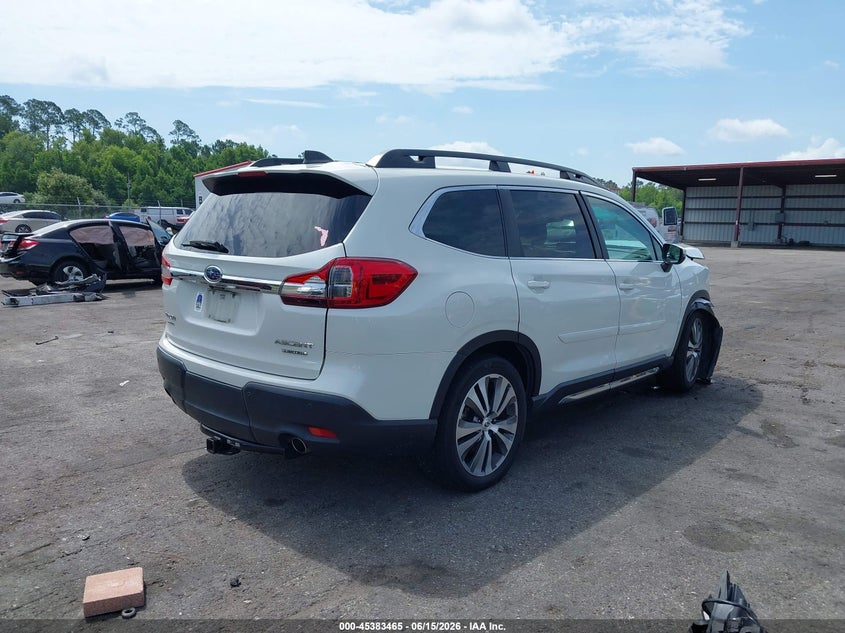 Vin: 4s4wmapd2l3476536, lot: 45881460, subaru ascent limited 20204