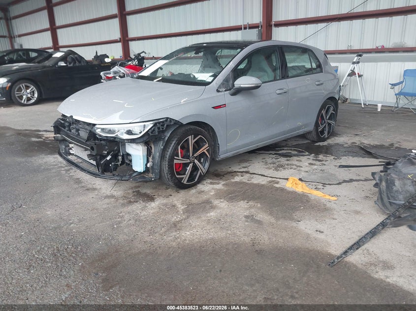 Vin: wvw3a7cd8rw211653, lot: 45881518, volkswagen golf gti 2.0t se 20242